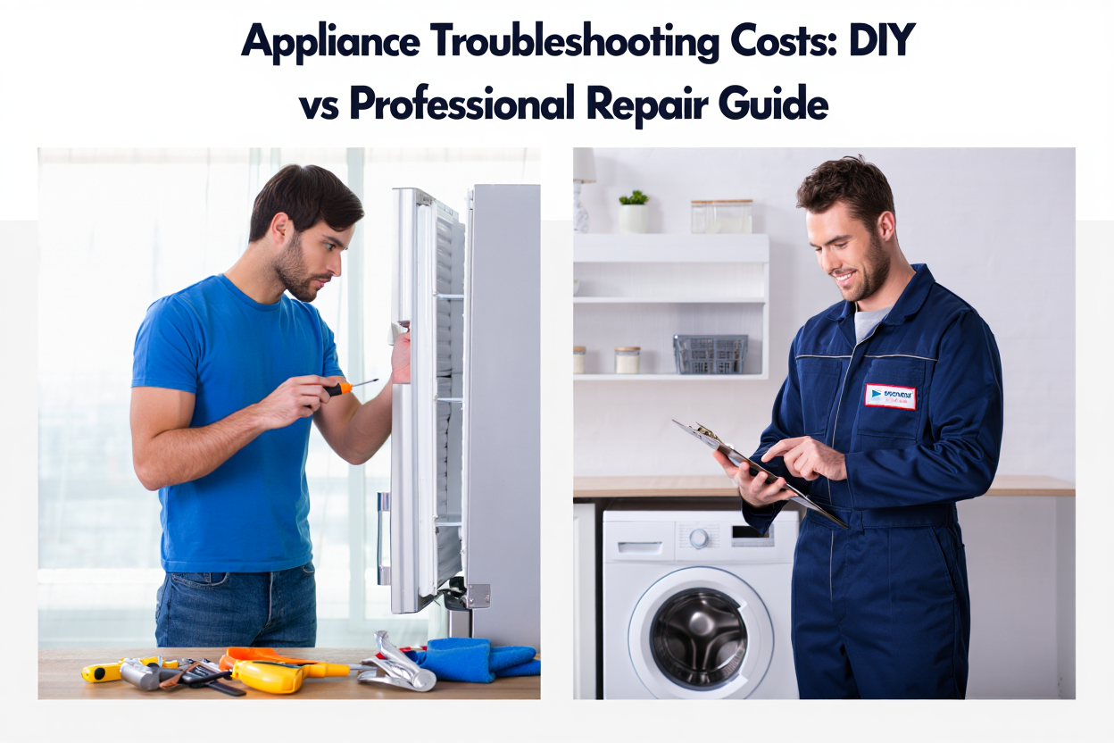 Appliance Troubleshooting Costs: DIY vs Professional Repair Guide (2026) — hero image